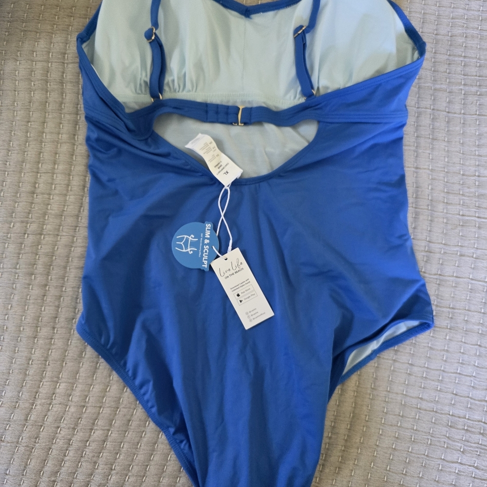 Blue One Piece SWIM - Picture 6 of 6
